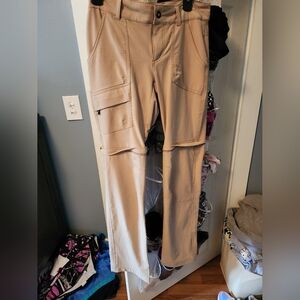 Gently Worn Columbia khaki zip away pants